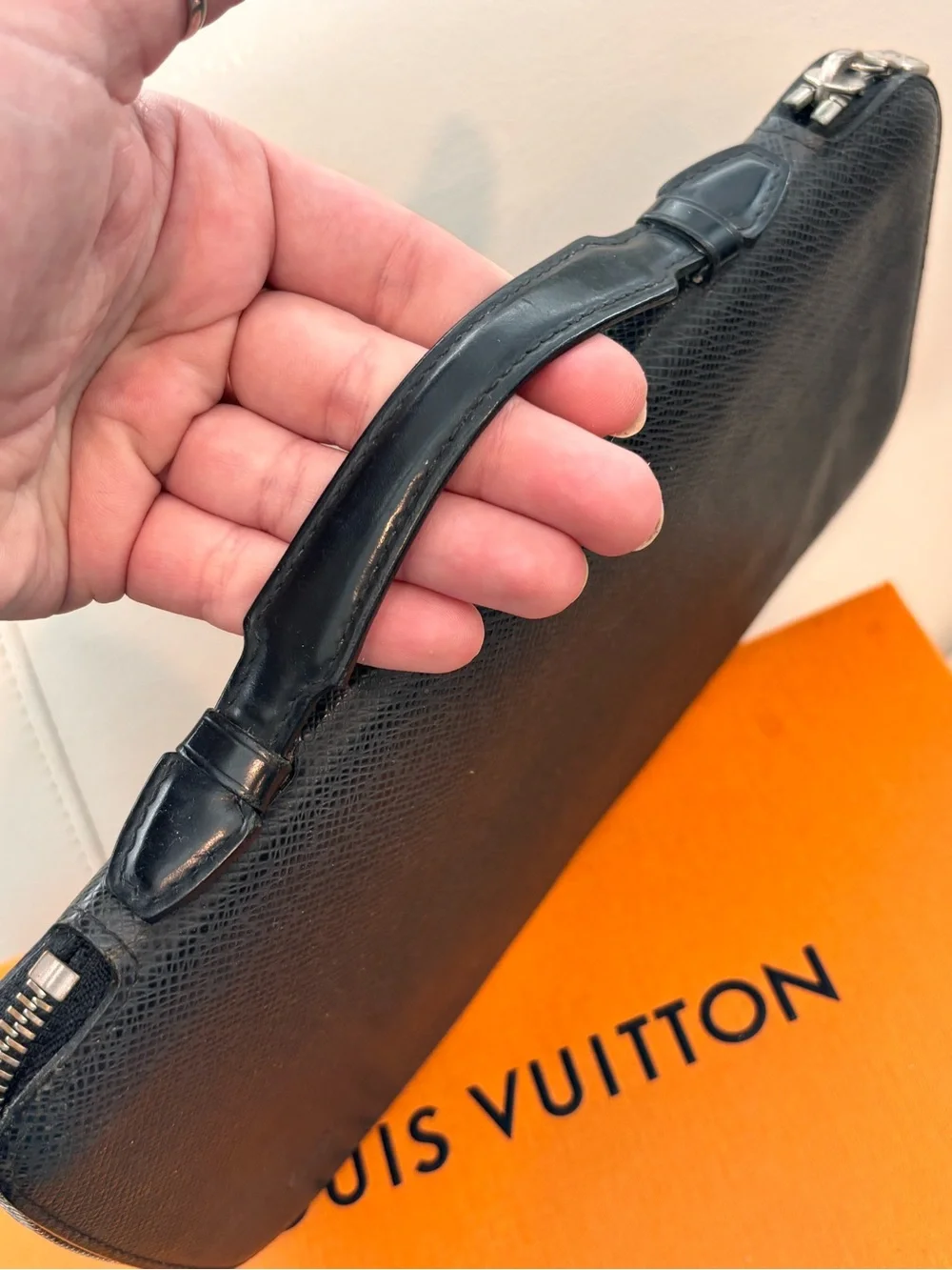 Louis Vuitton Taiga Atoll Travel Organizer Clutch Wallet